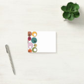Moderne cirkels halverwege de eeuw post-it® notes (Kantoor)
