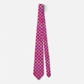 Moderne cirkels, roze en roze rond de middeleeuwen stropdas (Voorkant)