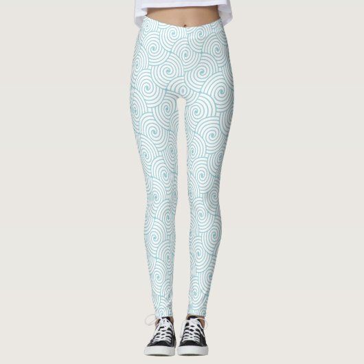 Moderne cirkels Spandex-Leggings Leggings (Voorkant)