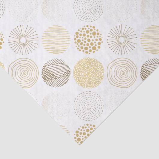 Moderne cirkels tissuepapier (Detail)