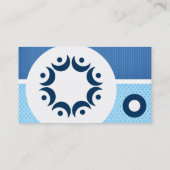 Moderne cirkels Visitekaartjes (Achterkant)