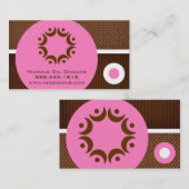 Moderne cirkels Visitekaartjes (Voorkant / Achterkant)