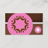 Moderne cirkels Visitekaartjes (Achterkant)