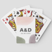 Moderne cirkels voor weddenschappen, speelkaarten (Achterkant)