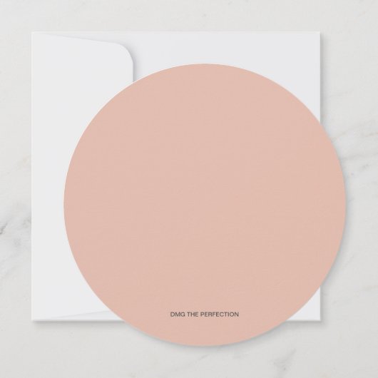 Moderne cirkelvormige eucalyptus-bloeitijd bespaar kaart (Achterkant)