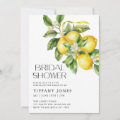 Moderne citroenen Citrus Vrijgezellenfeest Kaart (Voorkant)