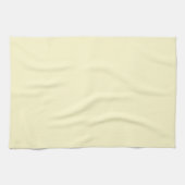 Moderne citroengeel effen effen kleur theedoek (Horizontaal)