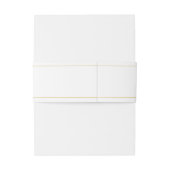 Moderne citroenkrans | Bruiloft Uitnodigingen Wikkel (Achterkant Voorbeeld)