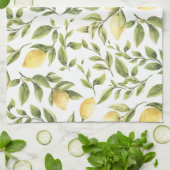 Moderne citroenwijnstokken theedoek (Gevouwen)