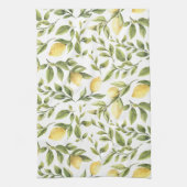 Moderne citroenwijnstokken theedoek (Verticaal)