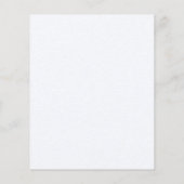 Moderne Citrus Lemon Bridal-showpapier Flyer (Achterkant)