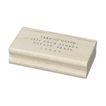 Moderne Classic Couple Envelope Return Address