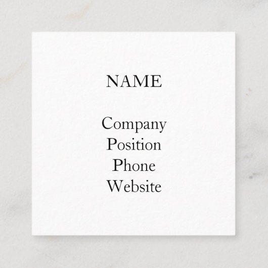 Moderne Classic Monogram Initiaal Black Gold Leopa Vierkante Visitekaartje (Achterkant)