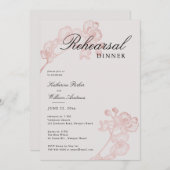 Moderne Classic Orchid Wreats 2 repesial Dinner Kaart (Voorkant / Achterkant)