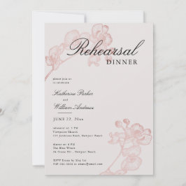 Moderne Classic Orchid Wreats 2 repesial Dinner Kaart