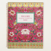 Moderne Classic Roze Chinoiserie Planner (Voorkant)