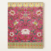 Moderne Classic Roze Chinoiserie Planner (Achterkant)
