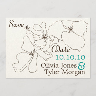 Moderne Classic sla de datum op Save The Date