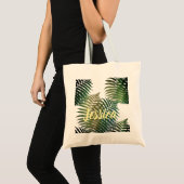 Moderne Classic Tropical Palm Custom Tote Bag (Voorkant (product))