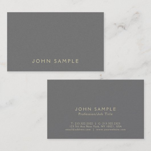 Moderne Classy Creatieve Parel Afwerking Luxe Visitekaartje (Voorkant / Achterkant)