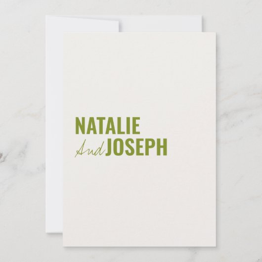 Moderne Classy Heldere Traditionele Kleurrijke Huw Kaart (Achterkant)