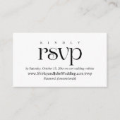 Moderne classy, online RSVP, nodigt de Kaarten van (Voorkant)