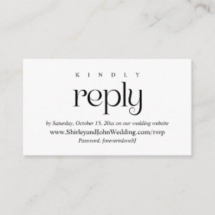 Moderne classy, online RSVP, nodigt de Kaarten van