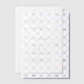 Moderne Classy Wedding Save the Date Vellum Uitnodigingen (Offset (Uitnodiging))