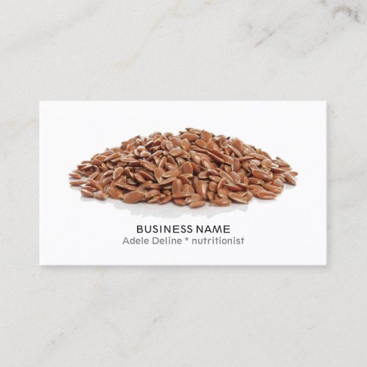 Moderne Clean Diëtiste Voedingsdeskundige Coach Visitekaartje (Voorkant)