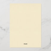 Moderne Cloud 9 Bruidsdouche Blauw Folie Uitnodiging (Achterkant)