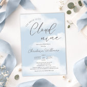 Moderne Cloud 9 Bruidsmeisjes Bruiloftsfeest Kaart