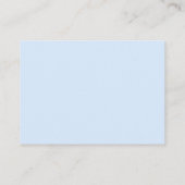 Moderne Cloud Bruidsdouche Recept Verzoek Informatiekaartje (Achterkant)