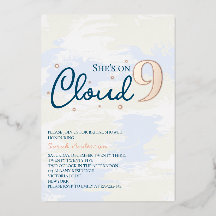 Moderne Cloud Nine Bruidsdouche Roze Goud