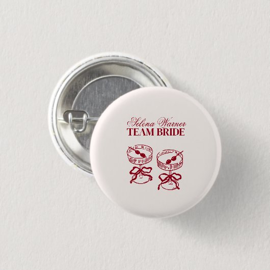 Moderne Cocktails Bachelorette Weekend Ronde Button 3,2 Cm (Voorkant /achterkant)