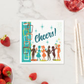 Moderne Cocktails Engagement Party uit het midden Servet (Insitu)