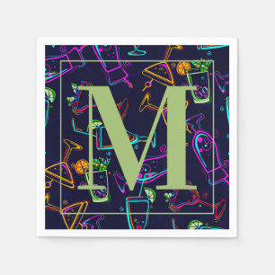 Moderne cocktails met gemengd alcoholgebruik Happy Servet