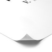 Moderne Cocktails Verlovingsfeest Welkomstbord Poster (Hoek)