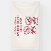 Moderne cocktails vrijgezellenweekend spandoek (Verticaal)