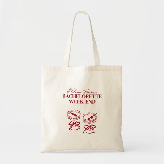Moderne cocktails vrijgezellenweekend tote bag (Voorkant)