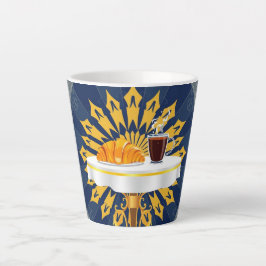 Moderne Coffee Bar Deco Esthetiek Gepersonaliseerd Latte Mok