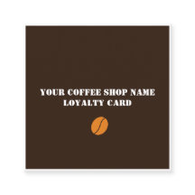 Moderne coffeeshop donkerbruin en Sinaasappel