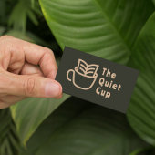 Moderne coffeeshop L Professionele Logo Visitekaartje