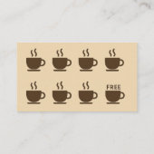 ☕ Moderne coffeeshop loyaliteit & Visitekaartje (Achterkant)