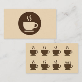☕ Moderne coffeeshop loyaliteit & Visitekaartje