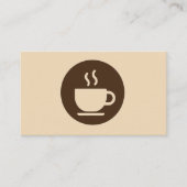 ☕ Moderne coffeeshop loyaliteit & Visitekaartje (Voorkant)