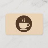 ☕ Moderne coffeeshop loyaliteit & Visitekaartje (Voorkant)