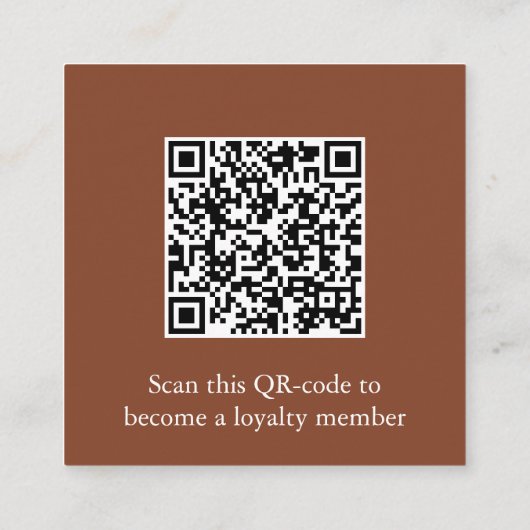 Moderne coffeeshop Professionele Visitekaartjes (Achterkant)