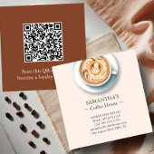 Moderne coffeeshop Professionele Visitekaartjes