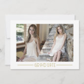 Moderne collage Afstuderen Afstudeerder 6 Foto Afs Aankondiging (Voorkant)