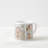 Moderne Collage Best Grandpa Ever Beauty Gift Espresso Kop (Voorkant rechts)